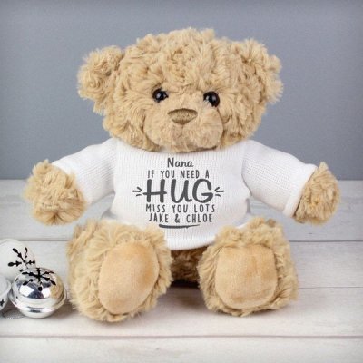 (image for) Personalised If You Need A Hug Teddy Bear