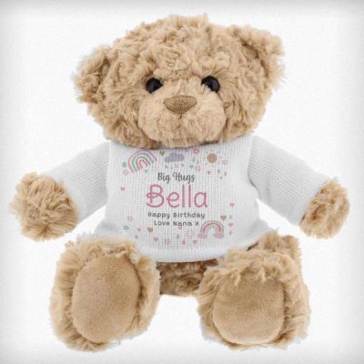 (image for) Personalised Rainbows & Sunshine Teddy Bear