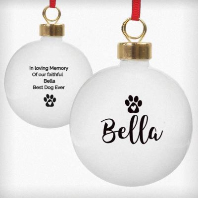 (image for) Personalised Pet Bauble