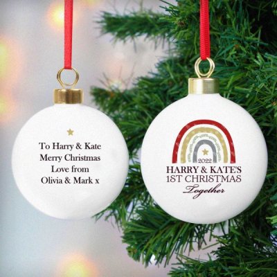 (image for) Personalised Christmas Lockdown Year Bauble