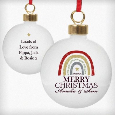 (image for) Personalised Christmas Lockdown Year Bauble