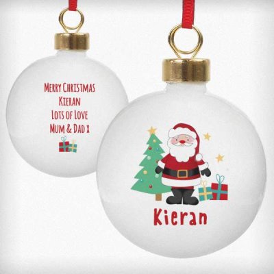 (image for) Personalised Santa Bauble