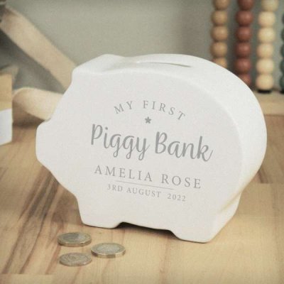 (image for) Personalised My First Piggy Bank