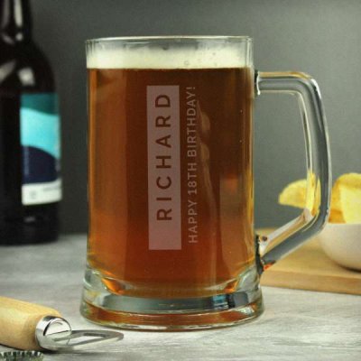 (image for) Personalised Free Text Pint Stern Tankard