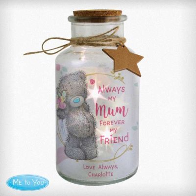 (image for) Personalised Me To You Forever My Friend LED Glass Jar