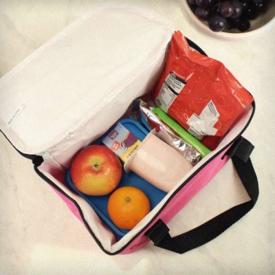 (image for) Personalised Rainbow Pink Lunch Bag