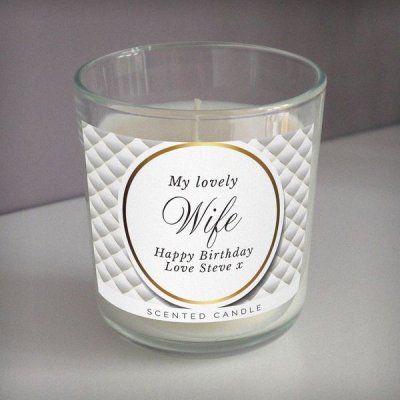 (image for) Personalised Opulent Scented Jar Candle