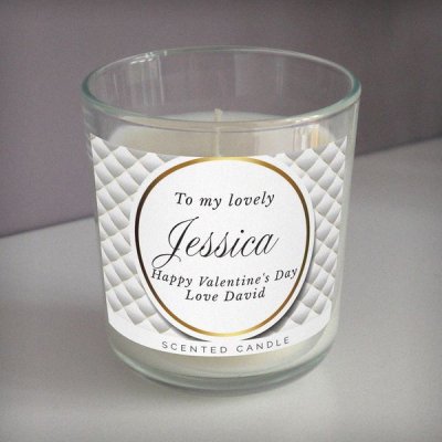 (image for) Personalised Opulent Scented Jar Candle