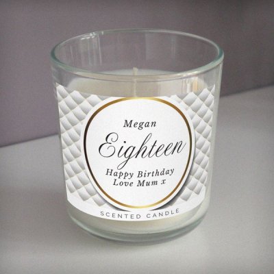 (image for) Personalised Opulent Scented Jar Candle