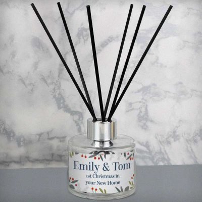 (image for) Personalised Festive Christmas Reed Diffuser