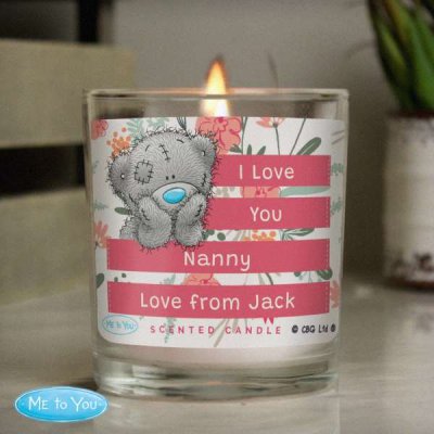 (image for) Personalised Me To You Floral Jar Candle