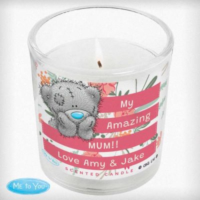 (image for) Personalised Me To You Floral Jar Candle