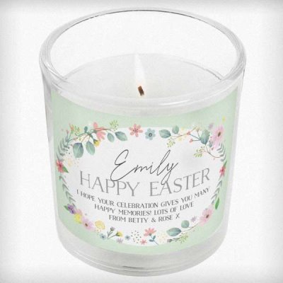 (image for) Personalised Springtime Jar Candle