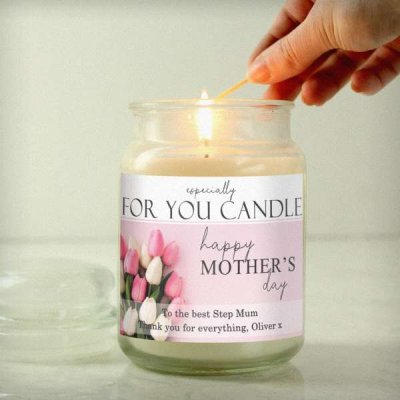 (image for) Personalised Especially For You Mothers Day Large Scented Jar Candle