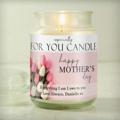 (image for) Personalised Especially For You Mothers Day Large Scented Jar Candle