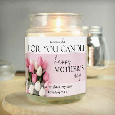 (image for) Personalised Especially For You Mothers Day Large Scented Jar Candle