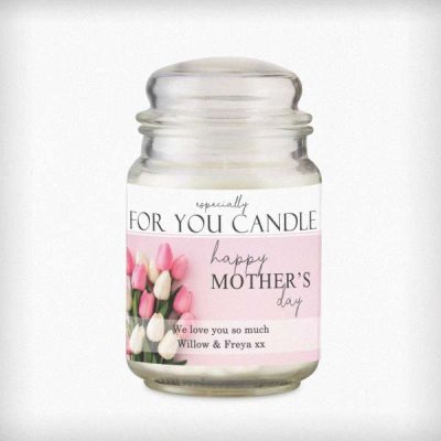 (image for) Personalised Especially For You Mothers Day Large Scented Jar Candle