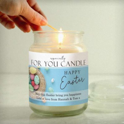 (image for) Personalised Especially For You Happy Easter Large Scented Jar Candle