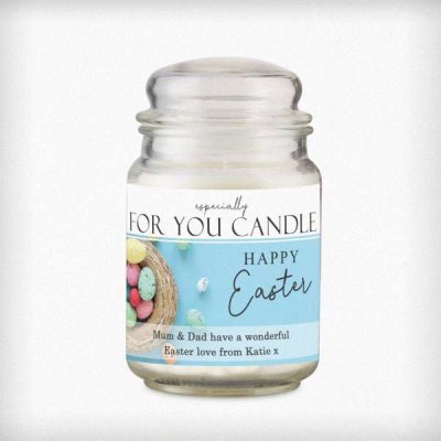 (image for) Personalised Especially For You Happy Easter Large Scented Jar Candle