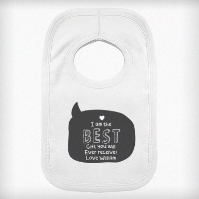 (image for) Personalised Speech Bubble Bib