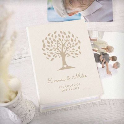 (image for) Personalised Family Tree 6x4 Photo Album with Sleeves