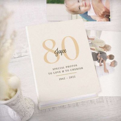 (image for) Personalised Big Birthday 6x4 Photo Album with Sleeves