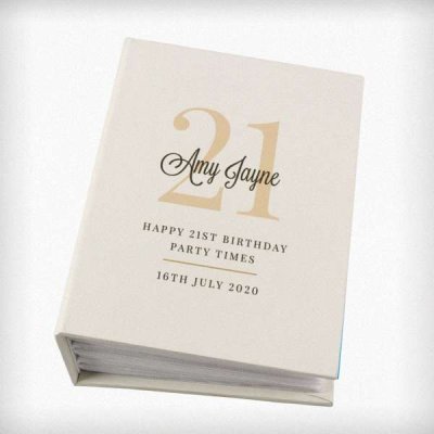 (image for) Personalised Big Birthday 6x4 Photo Album with Sleeves