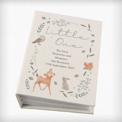 (image for) Personalised Woodland Animals 6x4 Photo Album with Sleeves