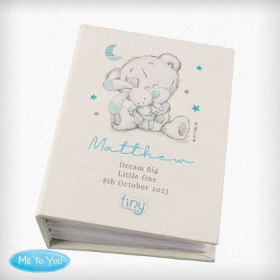 (image for) Personalised Tiny Tatty Teddy Blue 6x4 Photo Album with Sleeves