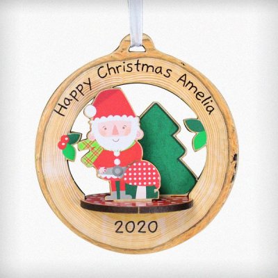 (image for) Personalised Make Your Own Toadstool Santa 3D Decoration Kit