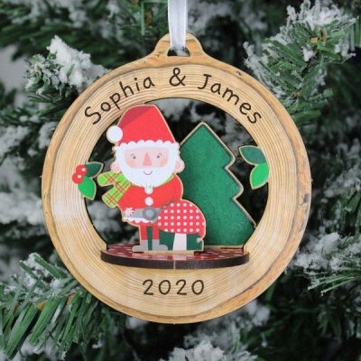 (image for) Personalised Make Your Own Toadstool Santa 3D Decoration Kit