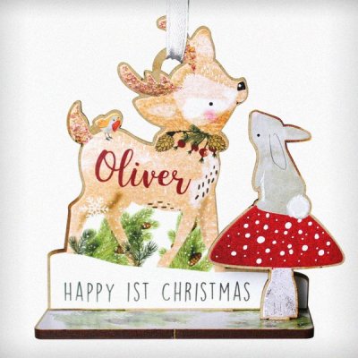 (image for) Personalised Make Your Own Festive Fawn 3D Decoration Kit