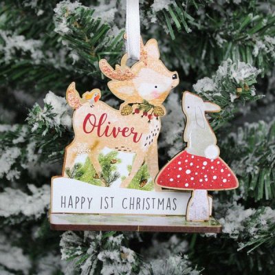 (image for) Personalised Make Your Own Festive Fawn 3D Decoration Kit