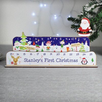 (image for) Personalised Make Your Own Santa Christmas Advent Countdown Kit