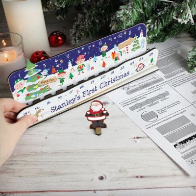 (image for) Personalised Make Your Own Santa Christmas Advent Countdown Kit