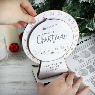 (image for) Personalised Make Your Own Christmas Advent Countdown Kit