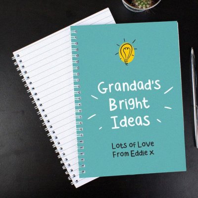 (image for) Personalised Bright Ideas A5 Notebook