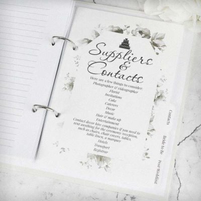 (image for) Personalised Floral Watercolour Wedding Planner