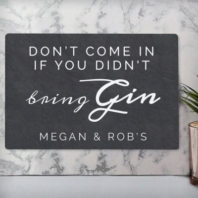 (image for) Personalised Gin Metal Sign