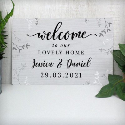 (image for) Personalised Welcome Metal Sign