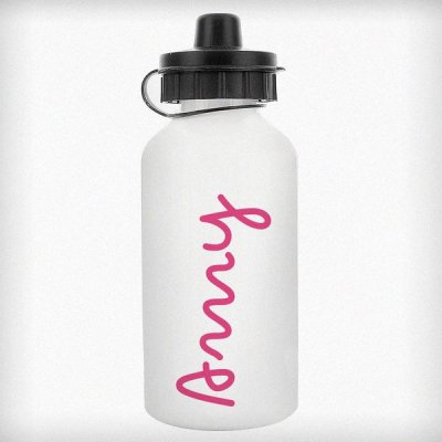 (image for) Personalised Pink Name Island Drinks Bottle