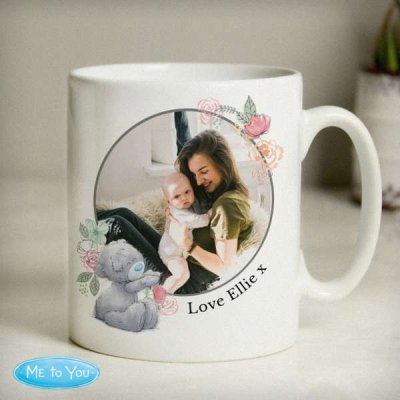 (image for) Personalised Me To You Floral Photo Upload Mug