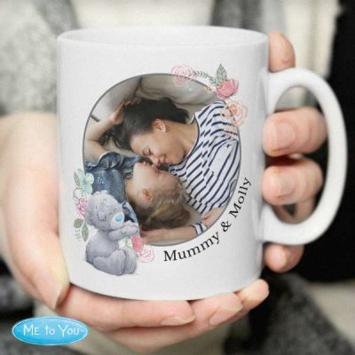 (image for) Personalised Me To You Floral Photo Upload Mug