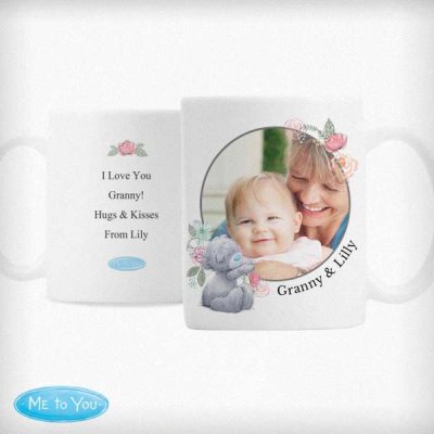 (image for) Personalised Me To You Floral Photo Upload Mug