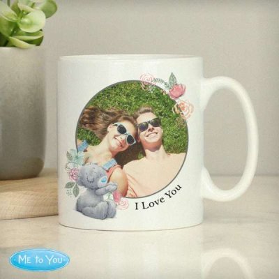 (image for) Personalised Me To You Floral Photo Upload Mug