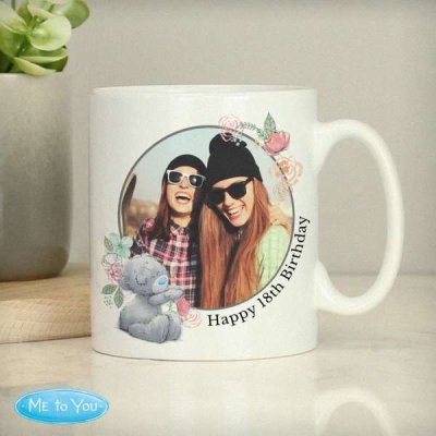 (image for) Personalised Me To You Floral Photo Upload Mug