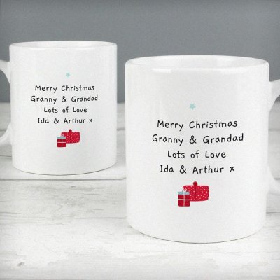 (image for) Personalised Mr & Mrs Claus Mug Set