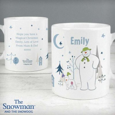 (image for) Personalised The Snowman and the Snowdog Mug