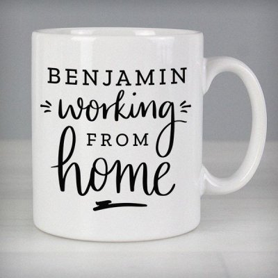 (image for) Personalised Working From Home Mug