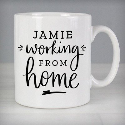 (image for) Personalised Working From Home Mug